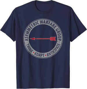American Marauder: Asymmetric Warfare Group T-Shirt - T-Shirt | Navy