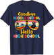 Goodbye Middle School Hello High School back to school T-Shirt - T-Shirt | Navy