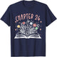 Chapter 24th Birthday Bookworm 24 Years Old For Book Loves T-Shirt - T-Shirt | Navy