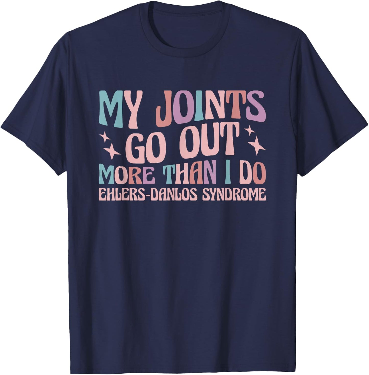 Ehlers Danlos Syndrome EDS Awareness T-Shirt - T-Shirt | Navy