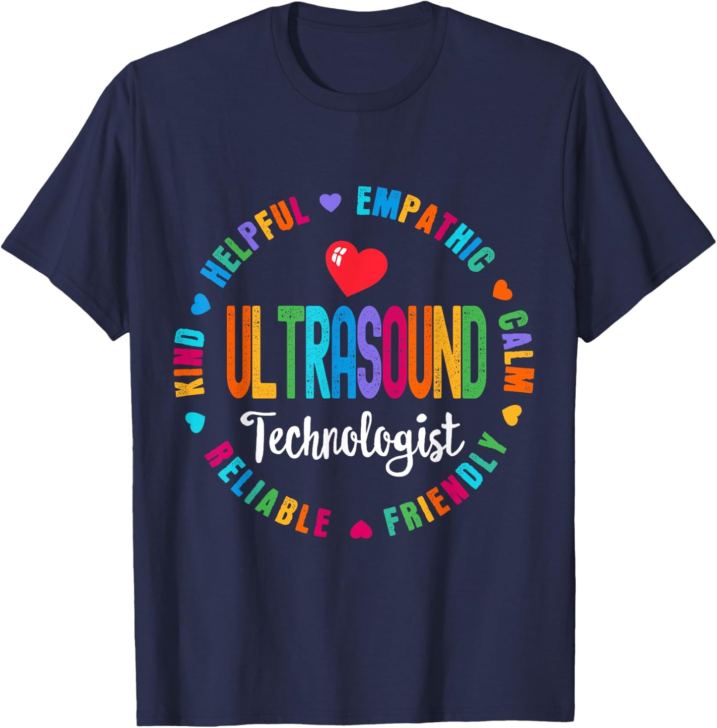 Ultrasound Technologist Sonography Ultrasound Tech Squad T-Shirt - T-Shirt | Navy