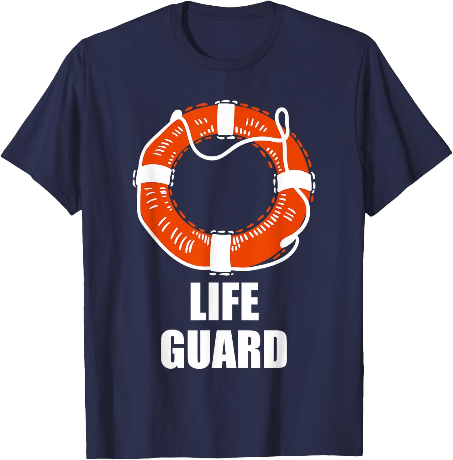 Lifebuoy Lifeguard Swimming Float T-Shirt - T-Shirt | Navy