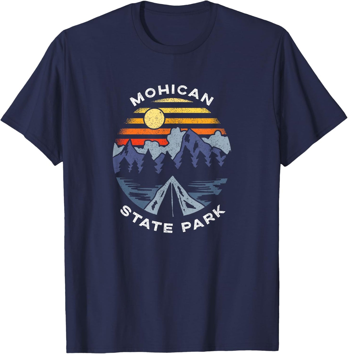 Mohican State Park Ohio Forest Camping Vacation T-Shirt - T-Shirt | Navy