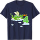 Kids 4th Birthday Knight Dragon Boy Birthday 4 Years T-Shirt - T-Shirt | Navy
