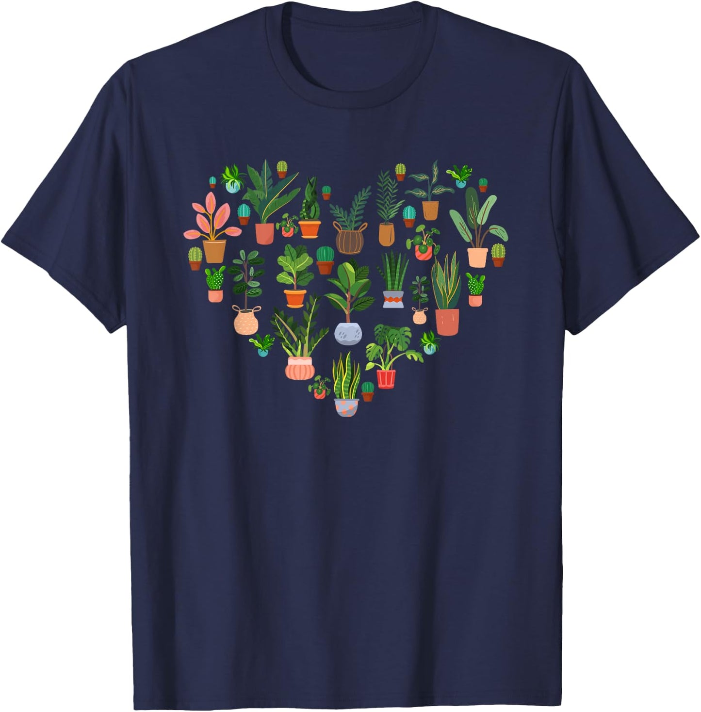 Funny Plant Lover Art Women Garden Gardening Lover T-Shirt - T-Shirt | Navy