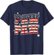 Paw Paw Vintage American Flag Grandpa Father's Day Men T-Shirt - T-Shirt | Navy