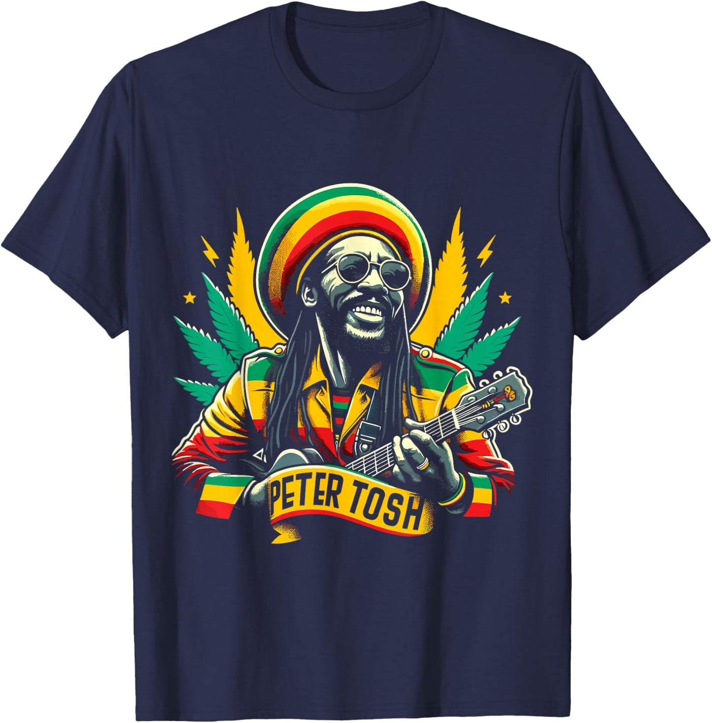 Peter Legacy: Reggae Legend T-Shirt - T-Shirt | Navy