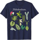 Philodendron Varieties Florida Beauty Joepii House Plants T-Shirt - T-Shirt | Navy
