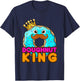 Doughnut King Funny Donut Donuts Men Boys T-Shirt - T-Shirt | Navy