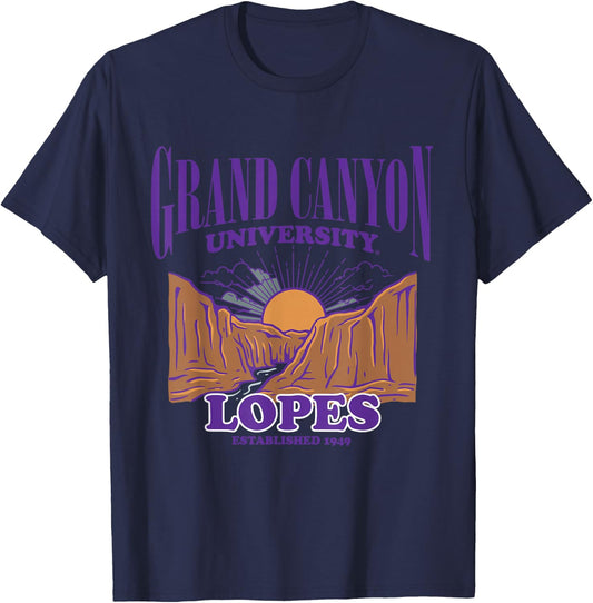 Grand Canyon Lopes | Official NCAA Merch | NCAFGCU010 T-Shirt - T-Shirt | Navy