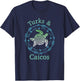 Turks And Caicos Shirt Vintage Tribal Turtle T-Shirt - T-Shirt | Navy