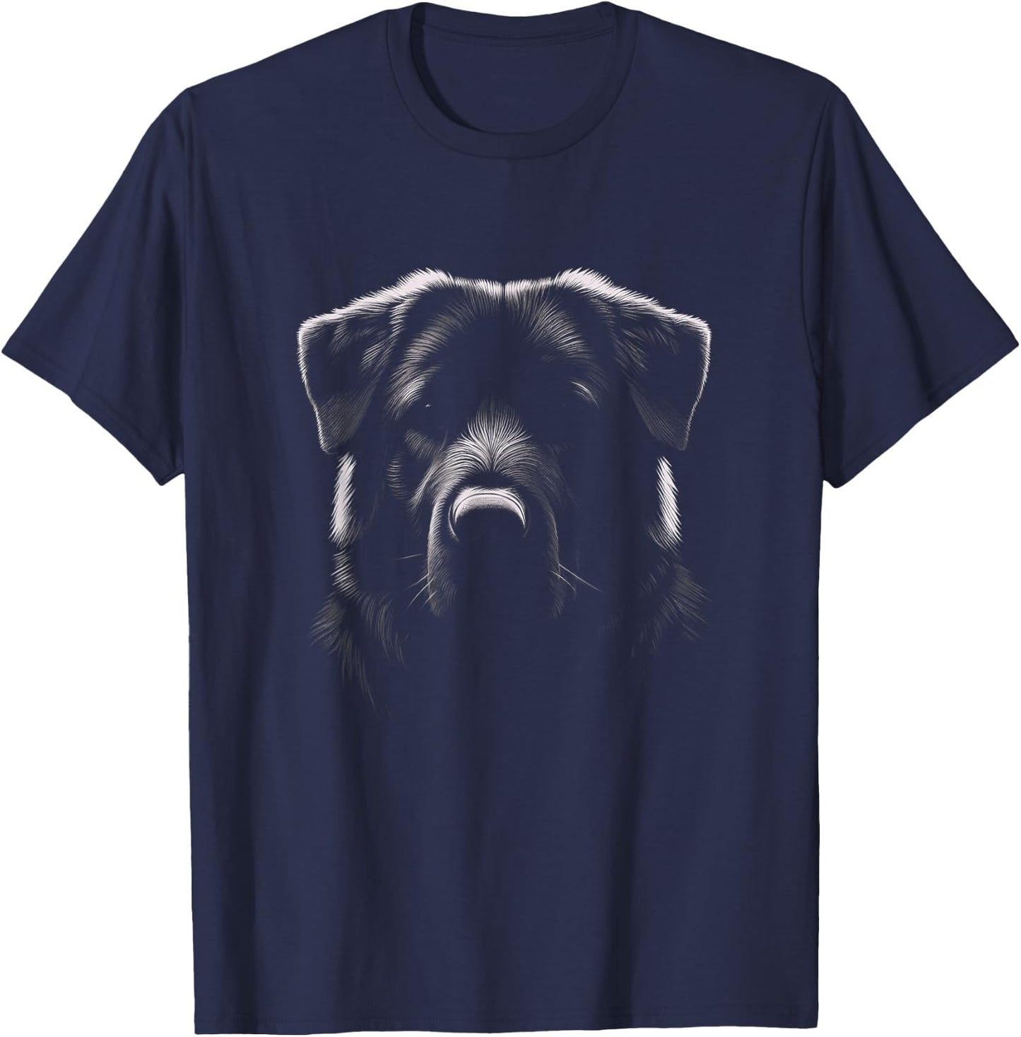 Anatolian Shepherd Graphic Black Art Design T-Shirt - T-Shirt | Navy
