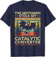 Funny Mothman Stole My Catalytic Converter Vintage Mothman T-Shirt - T-Shirt | Navy