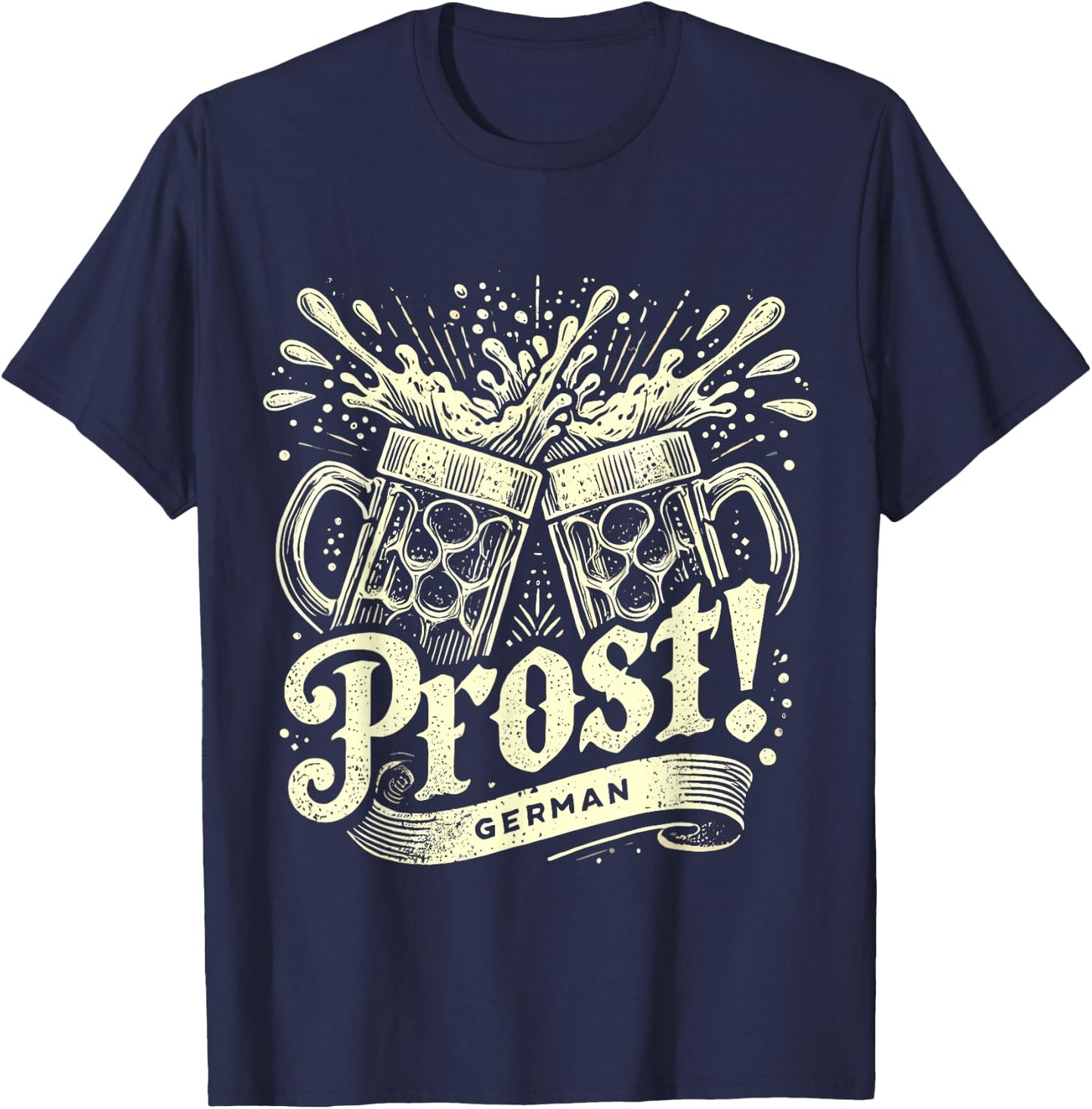 Oktoberfest Germany Prost Beer Octoberfest T-Shirt - T-Shirt | Navy