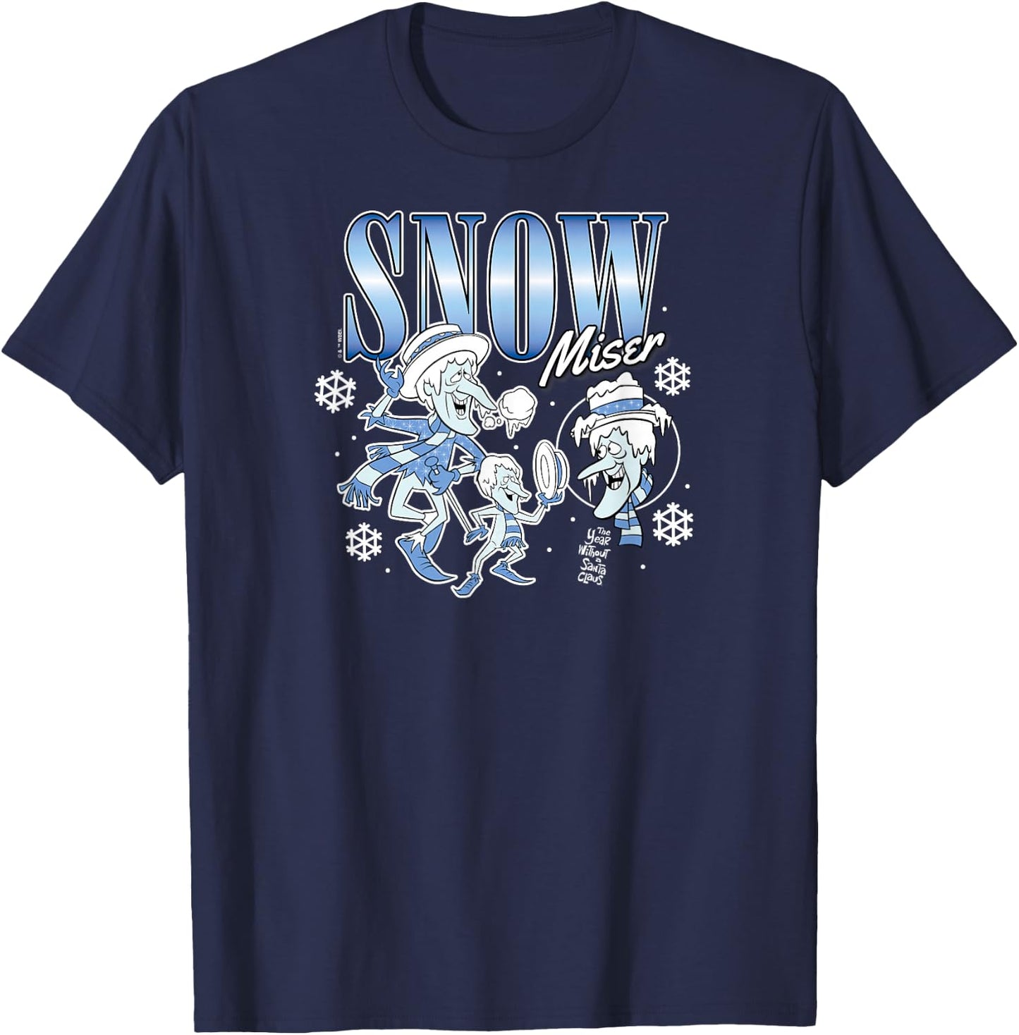 The Year Without A Santa Claus - Snow Miser Character T-Shirt - T-Shirt | Navy