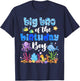 Big Brother Of The Birthday Boy Sea Fish Ocean Animals T-Shirt - T-Shirt | Navy