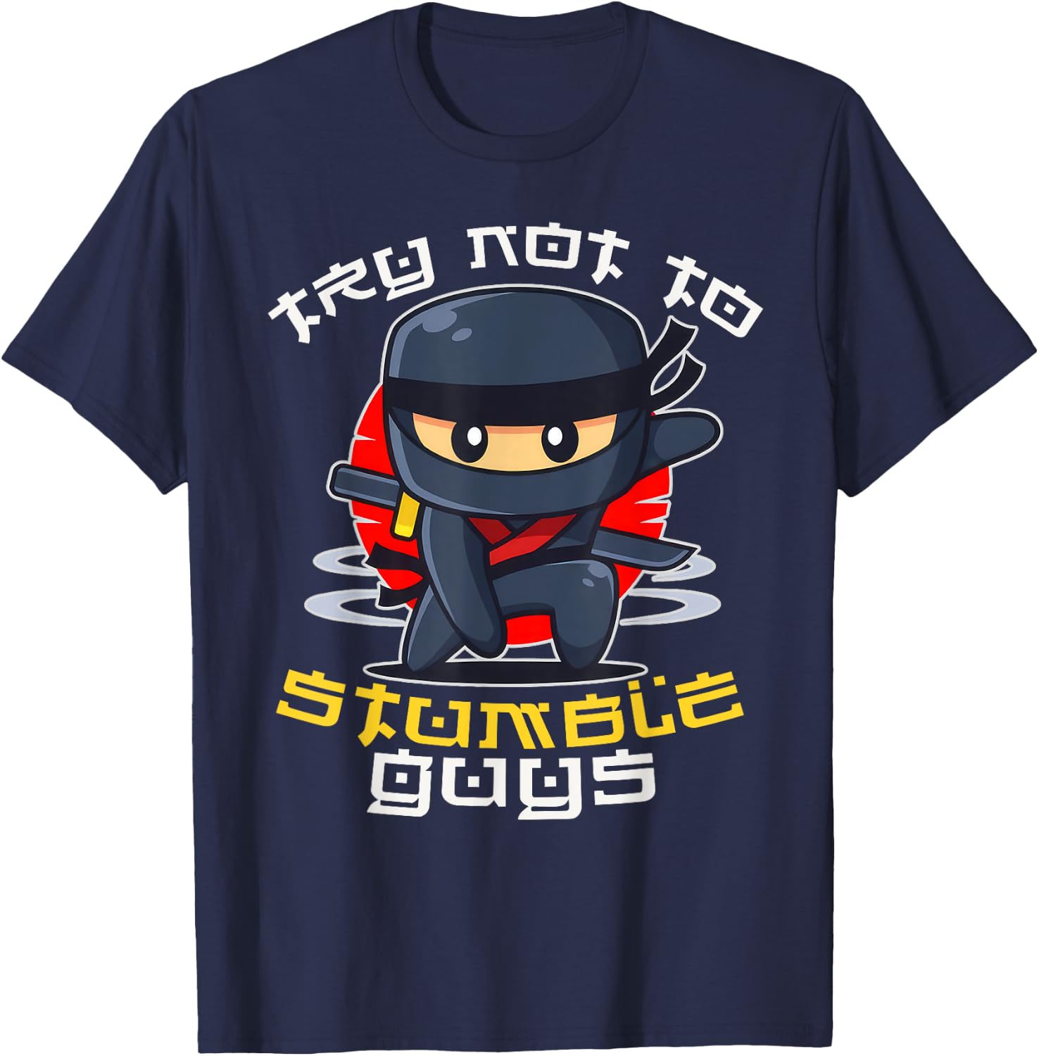 Stumble Guys Ninjas Games Stumble Guys Kids T-Shirt - T-Shirt | Navy