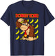 Donkey Kong Ape Thoughts Banana Background T-Shirt - T-Shirt | Navy
