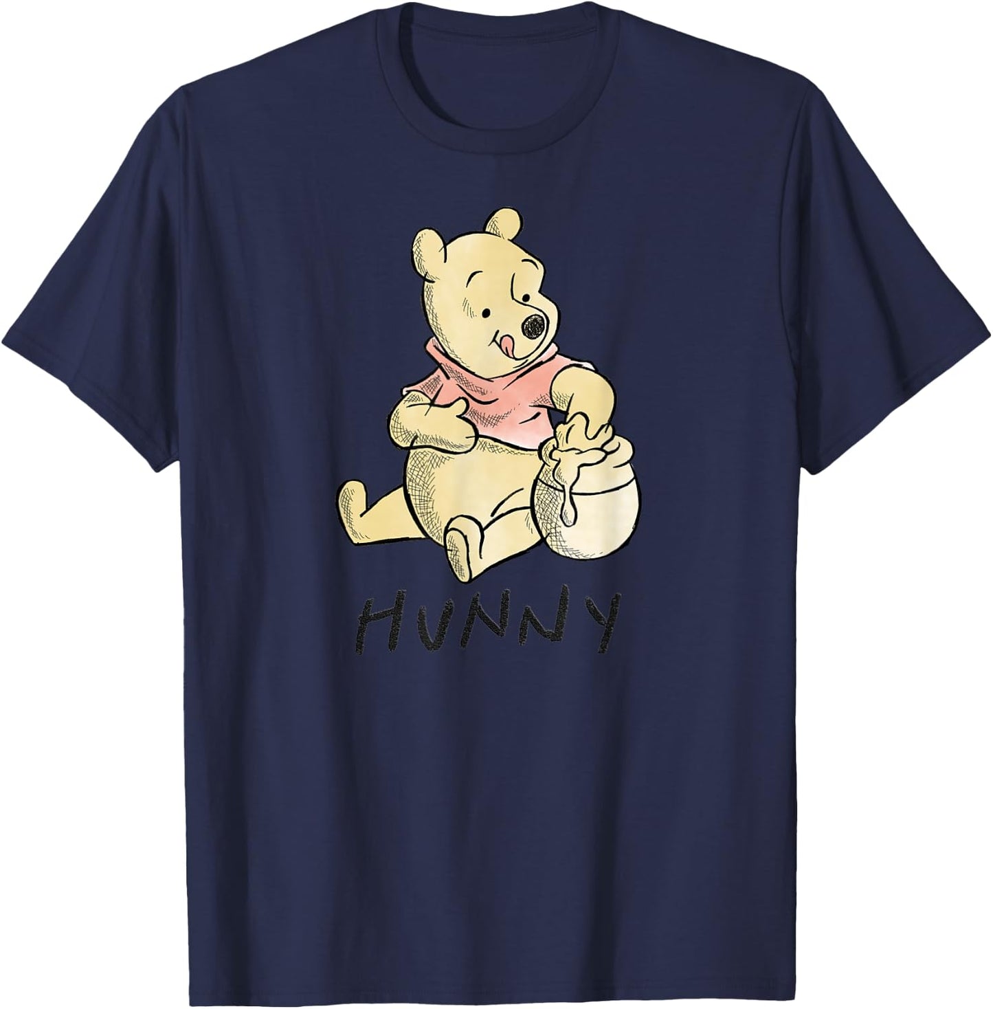 Disney - Winnie The Pooh Hunny T-Shirt - T-Shirt | Navy