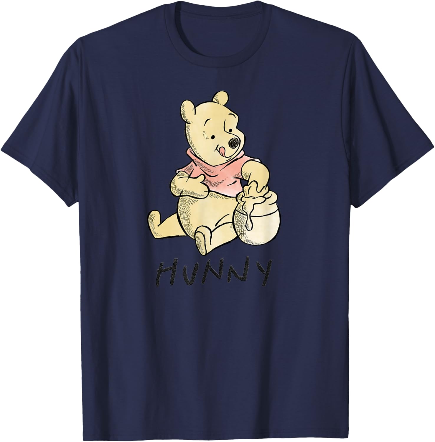Disney - Winnie The Pooh Hunny T-Shirt - T-Shirt | Navy