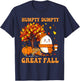 Humpty Dumpty Had A Great Fall Autumn Thanksgiving Thankful T-Shirt - T-Shirt | Navy