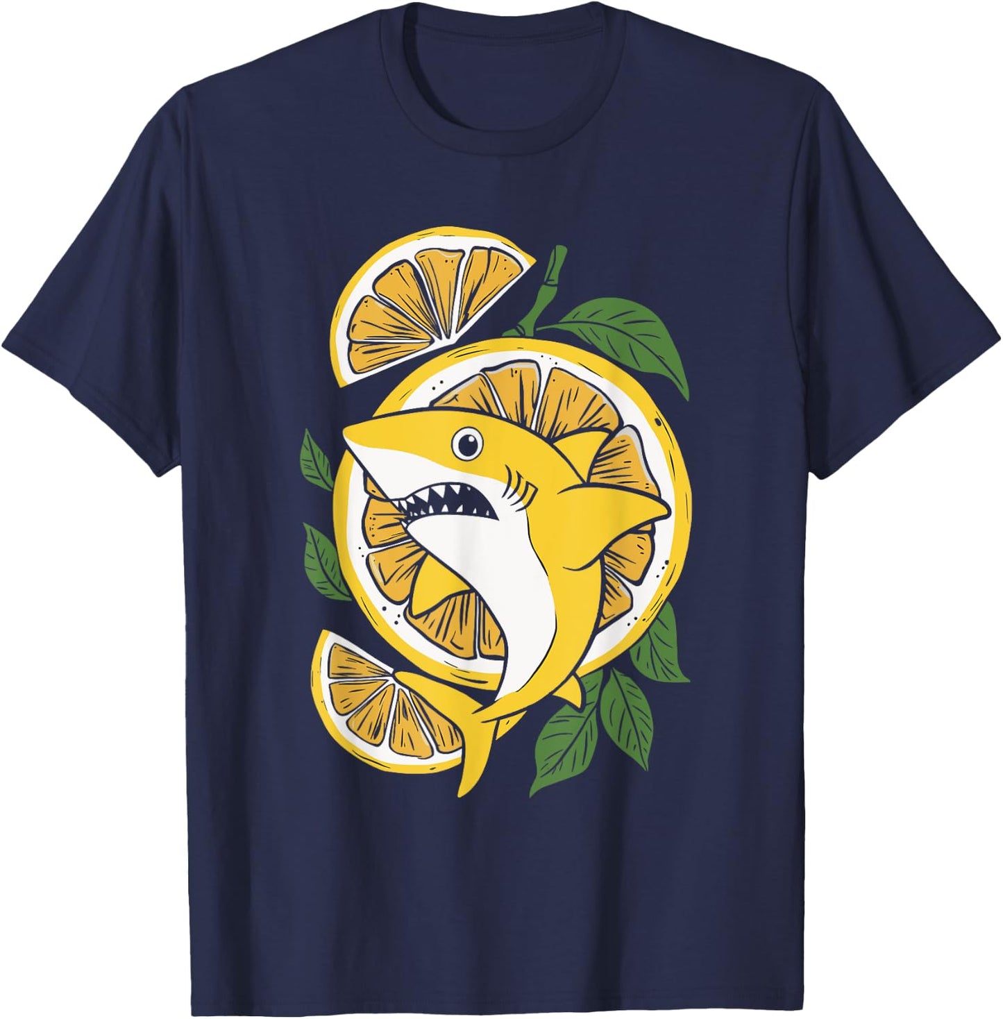 Lemon Shark T-Shirt - T-Shirt | Navy