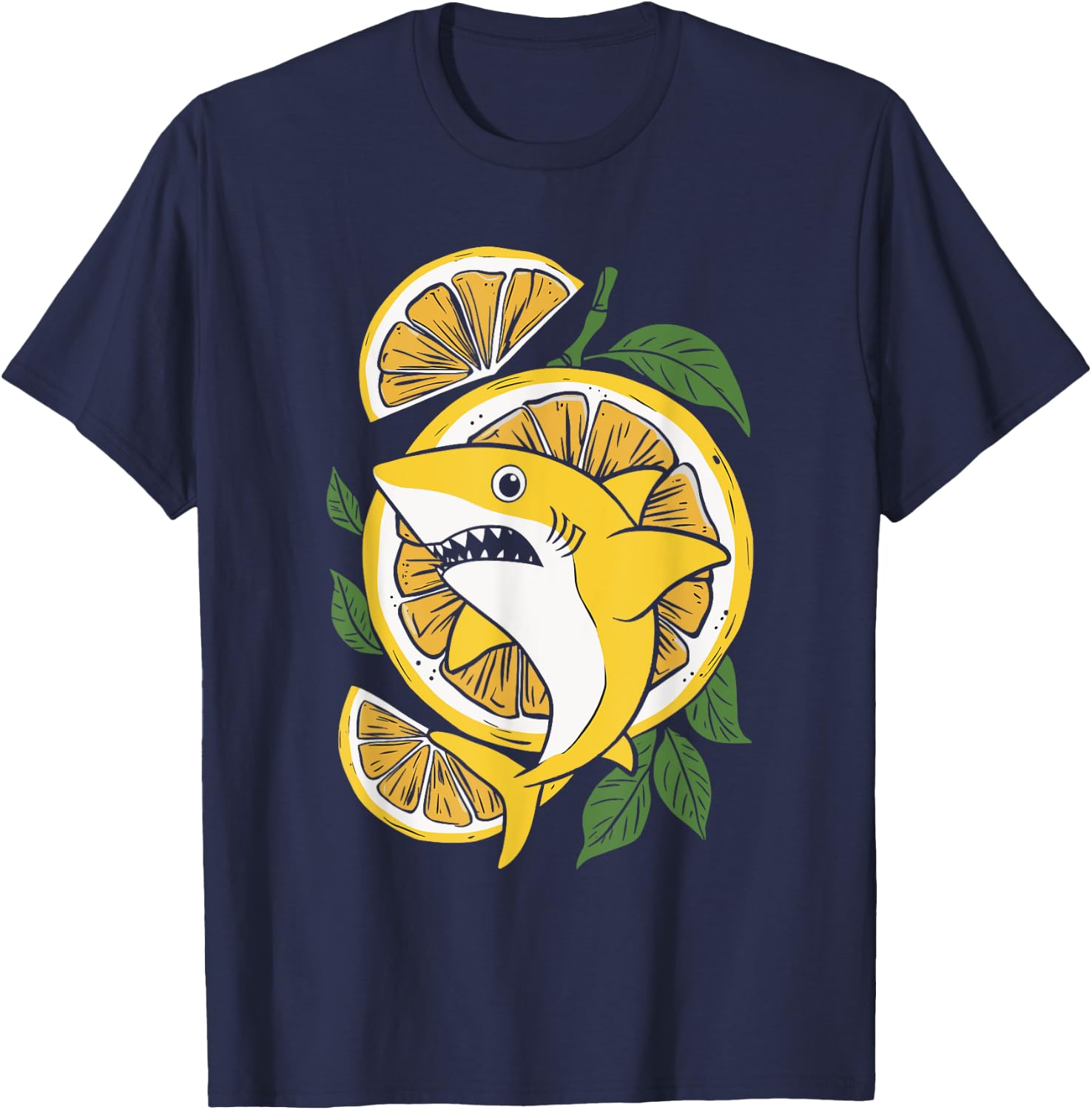 Lemon Shark T-Shirt - T-Shirt | Navy