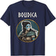 Boudica Queen of the Iceni Ancient Britain History T-Shirt - T-Shirt | Navy