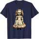 Vintage Scary Horror Doll Supernatural Gothic T-Shirt - T-Shirt | Navy