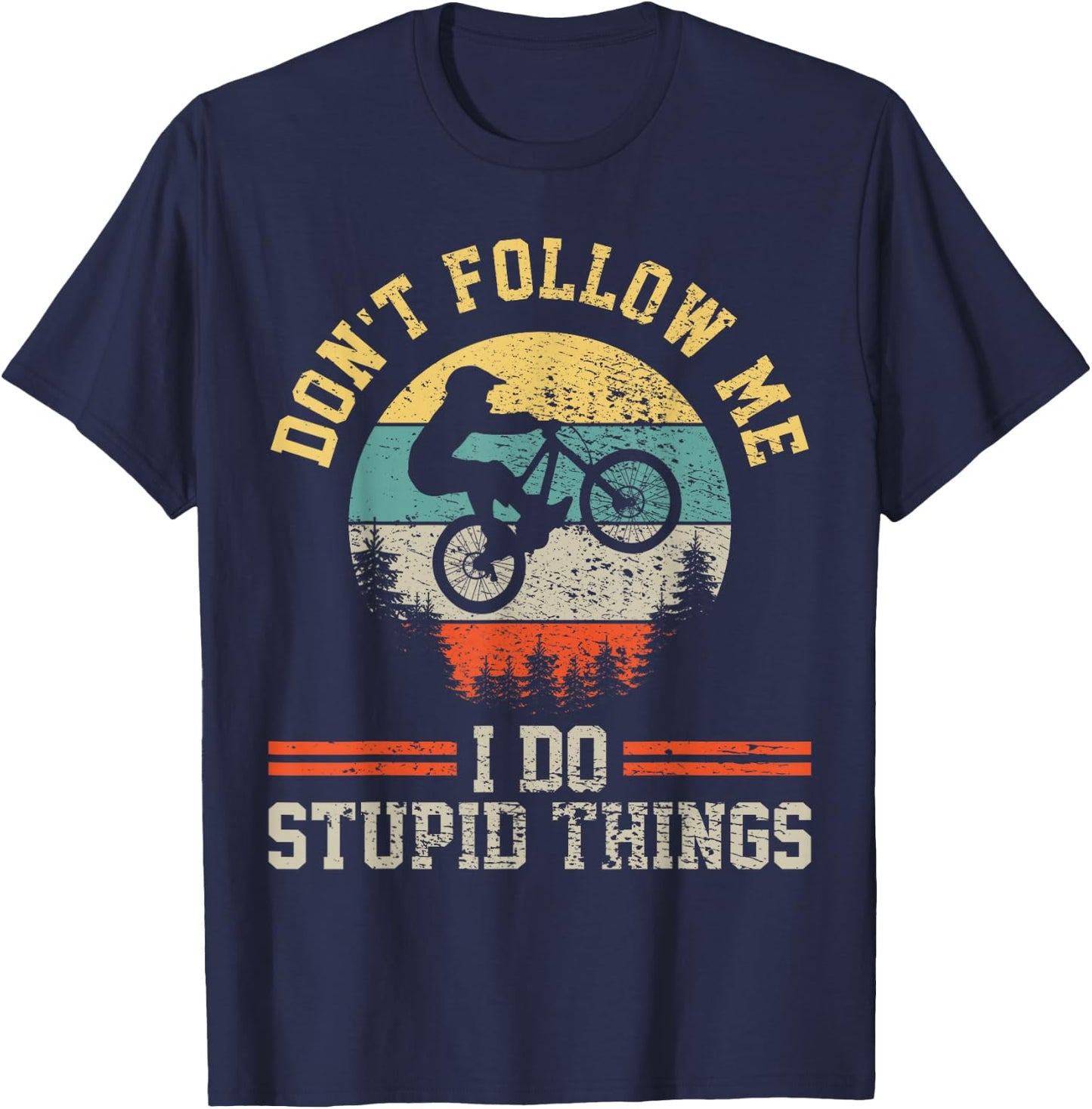 Mountain Bike MTB T-Shirt - T-Shirt | Navy