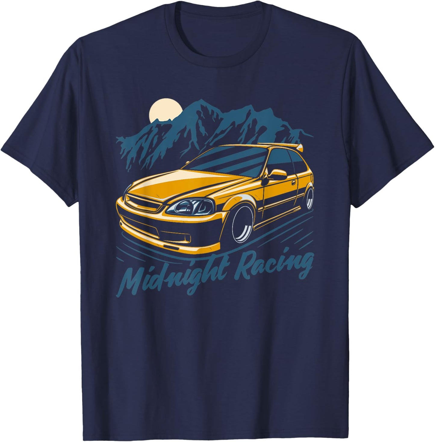 Civic EK Hatch Type R Japanese Car T-Shirt - T-Shirt | Navy