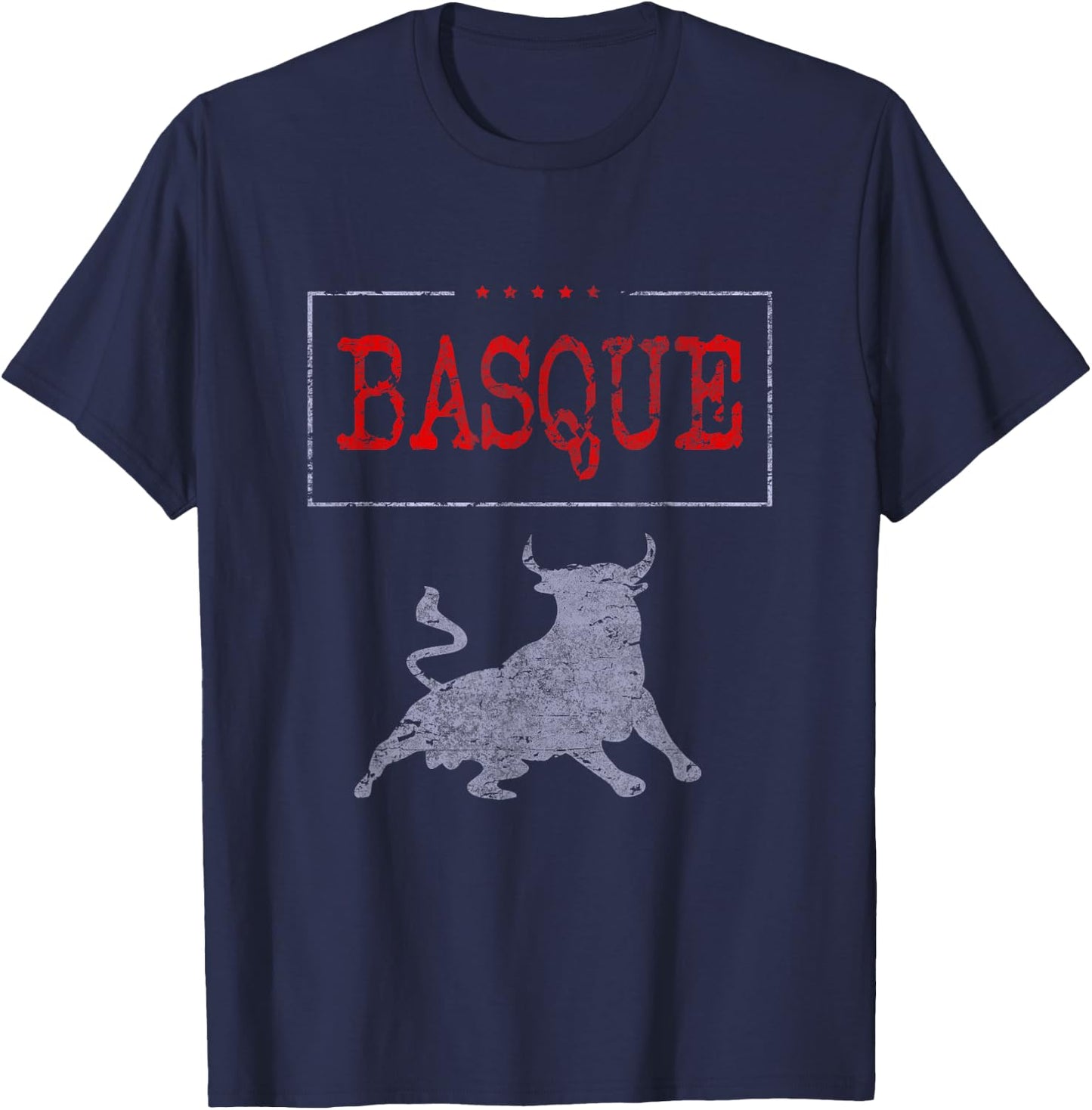 Basque Country Running of the Bulls T-Shirt - T-Shirt | Navy