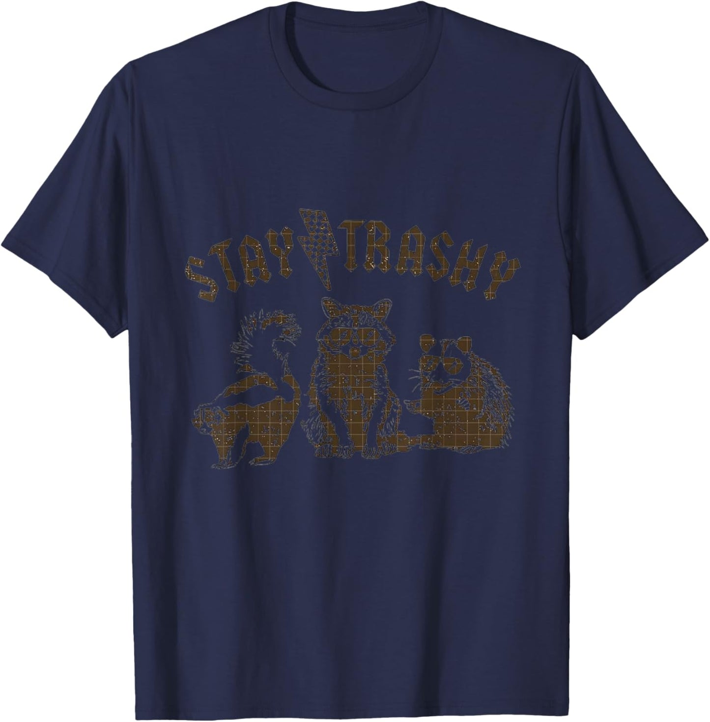 Stay Trashy T-Shirt - T-Shirt | Navy