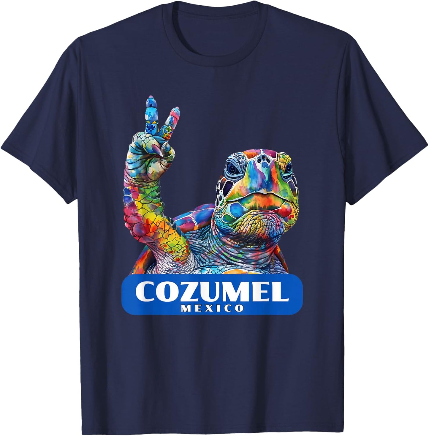 Cozumel Mexico Souvenir/Cozumel T-Shirt - T-Shirt | Navy