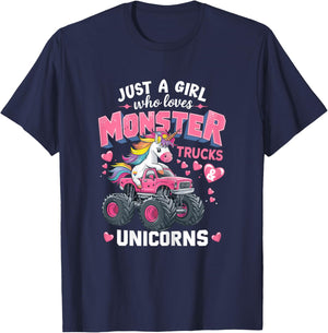 Monster Trucks and Unicorns T-Shirt - T-Shirt | Navy