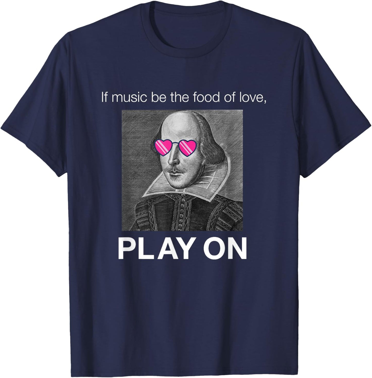 Funny Twelfth Night Play On Shakespeare Humor Gift T-Shirt - T-Shirt | Navy