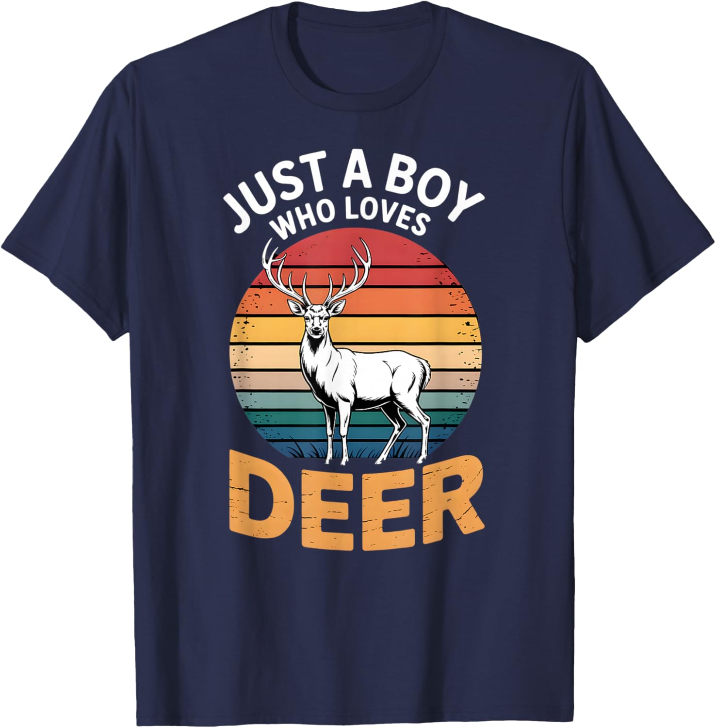 Boys Deer T-Shirt - T-Shirt | Navy