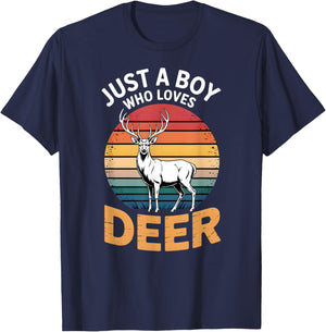 Boys Deer T-Shirt - T-Shirt | Navy