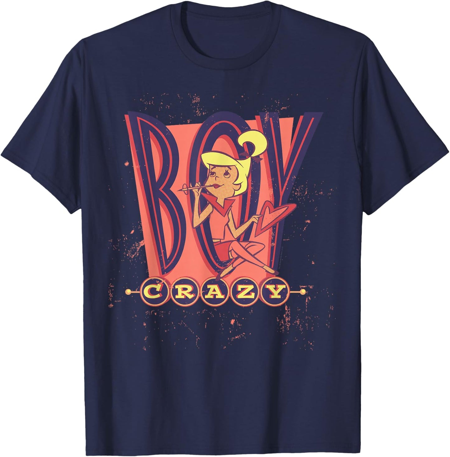 The Jetsons Judy Boy Crazy T-Shirt - T-Shirt | Navy