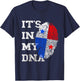 Panama It''s In My DNA Roots Panama Trip Panamanian Flag T-Shirt - T-Shirt | Navy