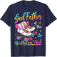 GodFather Of The Birthday Girl Rolling Skate Family Matching T-Shirt - T-Shirt | Navy