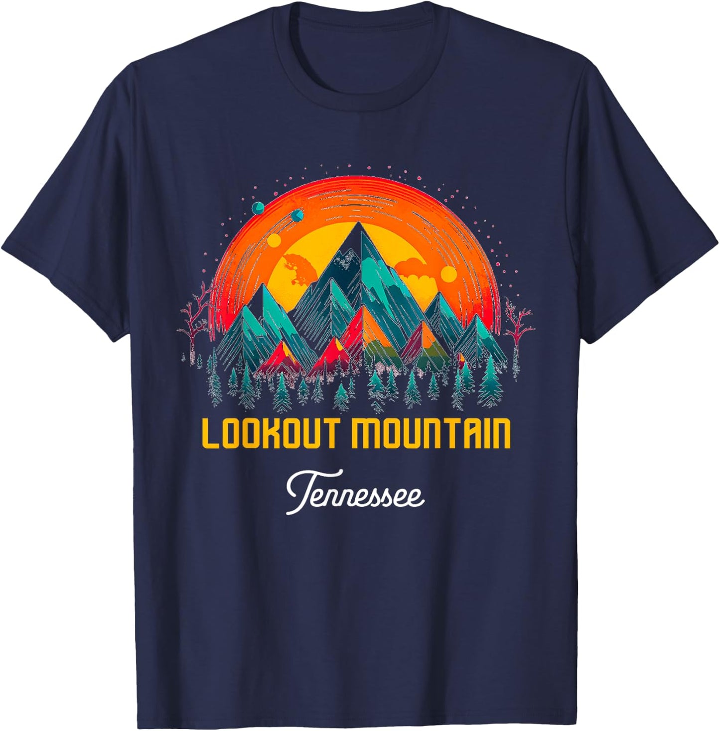 Lookout Mountain Tennessee T-Shirt - T-Shirt | Navy