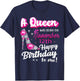 Queen Was Born On November 12th Happy Birthday To Me Nov 12 T-Shirt - T-Shirt | Navy