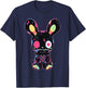 Goth Bunny Kawaii Rabbit Cute Gothic Outfit E-Girl Grunge T-Shirt - T-Shirt | Navy