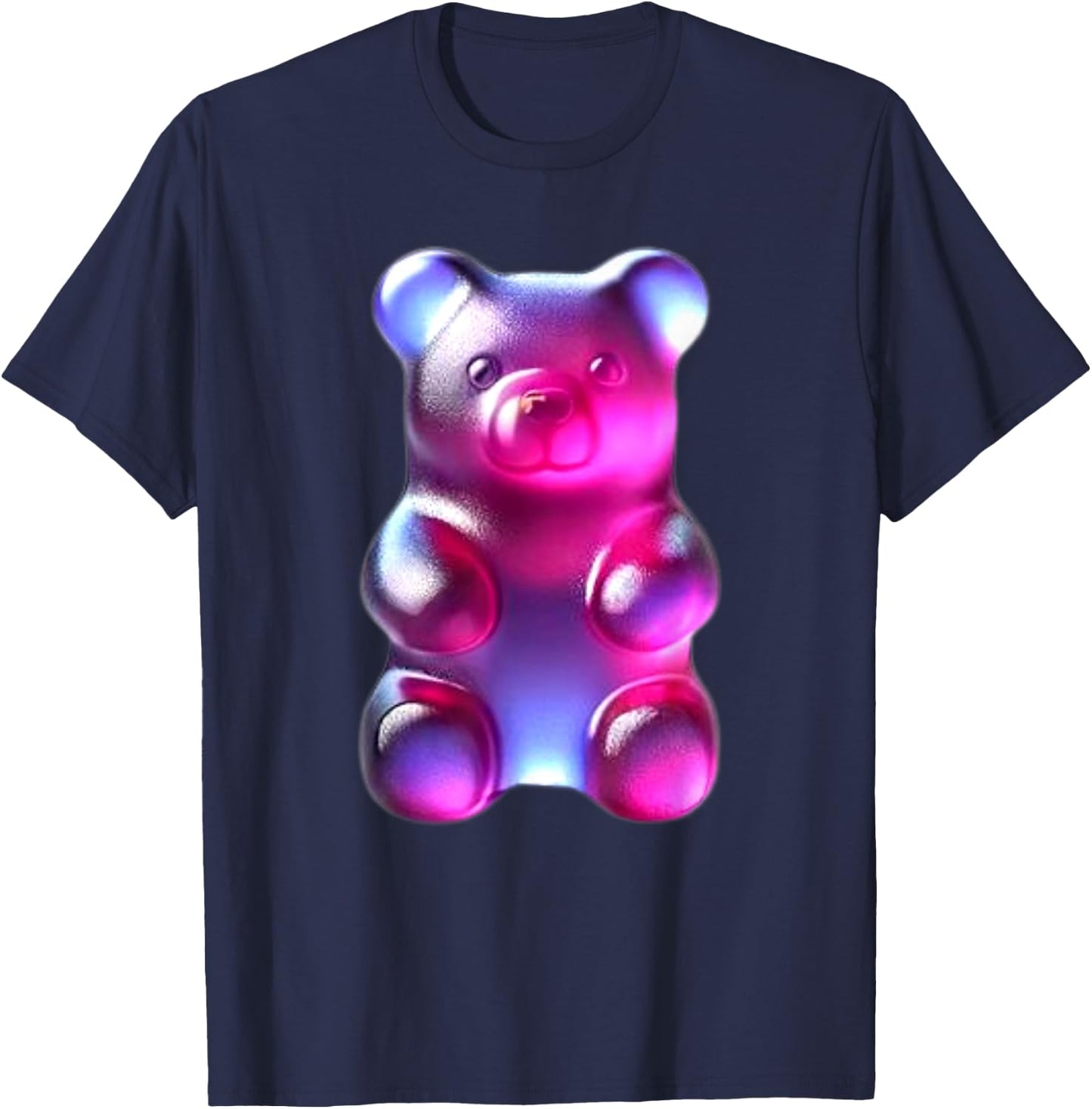 Indigo Purple Gummy Bear T-Shirt - T-Shirt | Navy