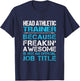 Head Athletic Trainer - Freaking Awesome T-Shirt - T-Shirt | Navy
