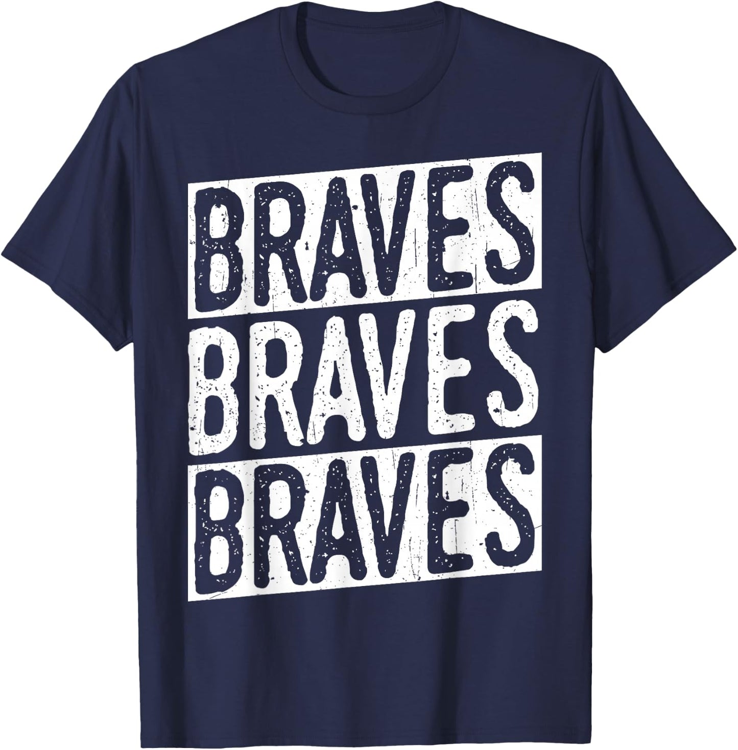 Braves Vintage Braves T-Shirt - T-Shirt | Navy