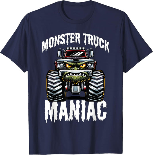 Monster Truck Monster Truck Maniac Off Road Adventure T-Shirt - T-Shirt | Navy