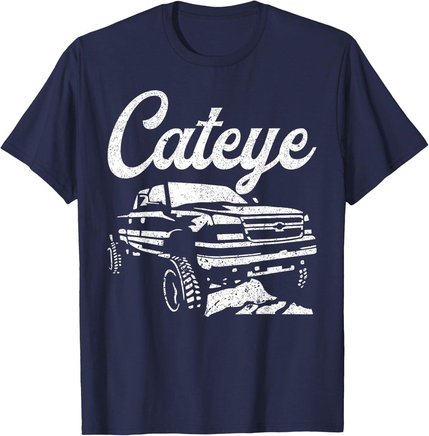 Cateye chevys truck T-Shirt - T-Shirt | Navy