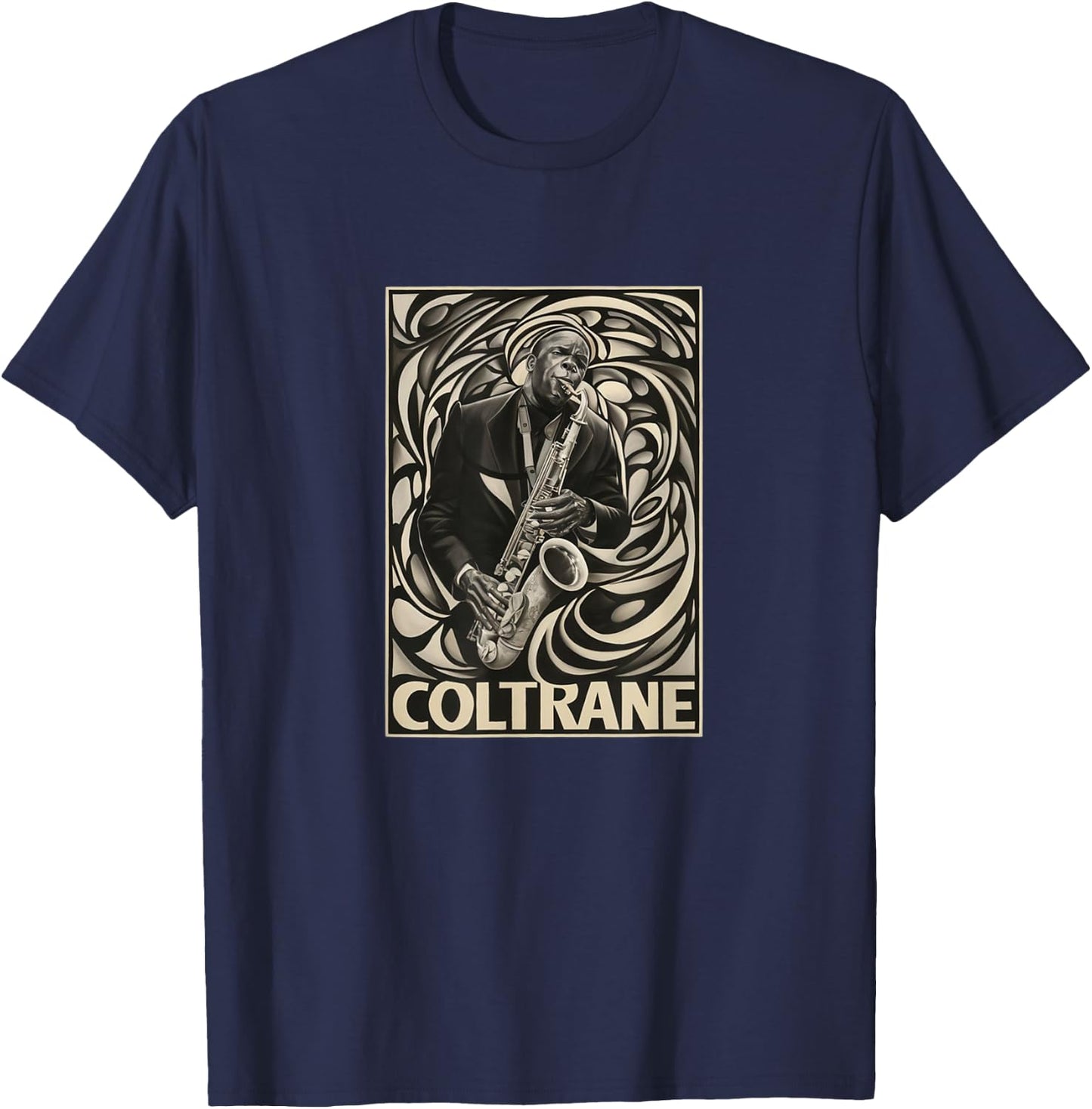Yes, I Speak Coltrane - Jazz Music Lover T-Shirt - T-Shirt | Navy